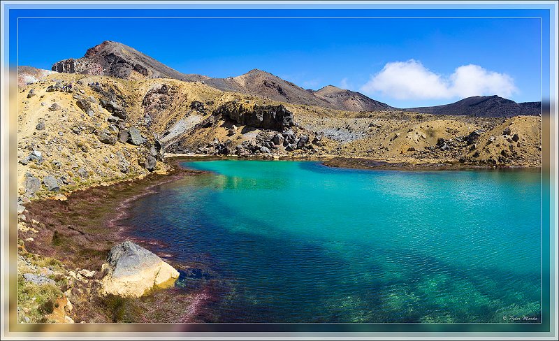 Emerald Lake Pano5.jpg - Emerald Lake, Tongariro National Park. Panorama 11705 x 6841 pixels.